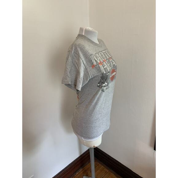Harley-Davidson James Dean VTG T-Shirt S Gray Motor For Life Marion Motorcycle - Picture 7 of 13